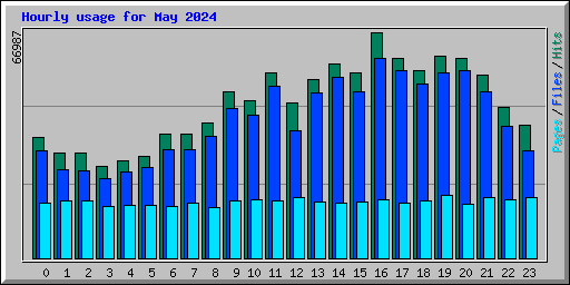 Hourly usage for May 2024